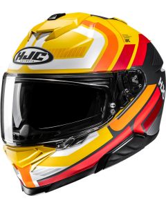 HJC i71 Viz Yellow/Red 738