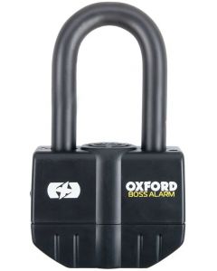 Oxford Boss Alarm 16mm Padlock Black ART4 LK484