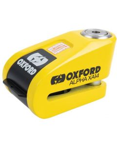 Oxford Alpha XA14 Alarm Disc Lock Yellow ART4 LK217