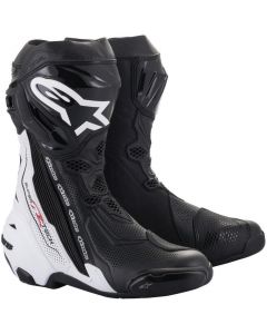 Alpinestars Supertech R Vented Boots Black/White 12