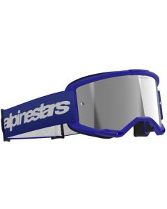 Alpinestars Vision 3 Wordmark Goggle Blue/Mirror Silver