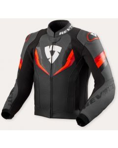 REV'IT Quantum 3 Jacket Black/Neon Red