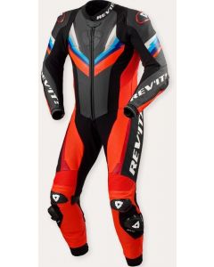 REV'IT Quantum 3 One Piece Neon Red/Black