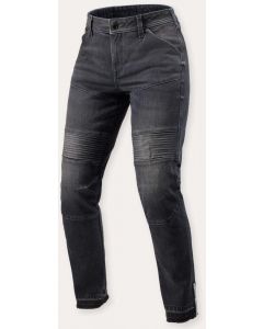 REV'IT Moto 2 Slim Ladies Jeans Dark Black Stone