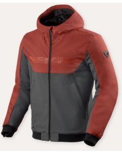 REV'IT Parabolica 2 Hoodie Burgundy Red/Grey