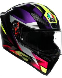 AGV K1 S Fastlap Black/Purple/Pink