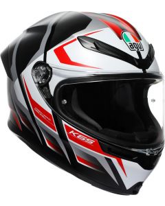 AGV K6 S Karve Matt Black/White/Red