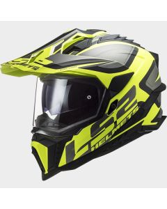 LS2 MX701 Explorer Alter Matt Black Fluo Yellow