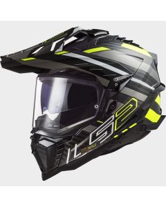 LS2 MX701 Explorer Carbon Edge Gl.Black H-V Yell