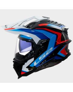 LS2 MX701 Explorer Carbon Frontier II White Blue