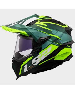 LS2 MX701 Explorer Spire Green Fluo Yellow