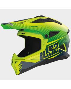 LS2 MX708 Fast II Duck Matt Green Fluo Yellow