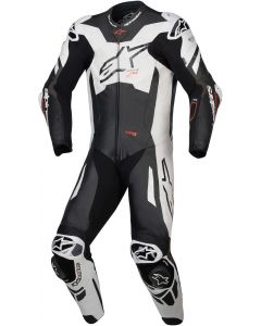 Alpinestars GP Plus V4 Sprint 1Pc Leather Suit Black White Red Fluo 1231