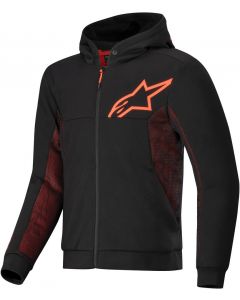 Alpinestars Chrome Air Sport Hoodie Black Red Fluo 1030