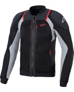 Alpinestars Troop-Air Pro Jacket Black Ash Gray Bright Red 1087