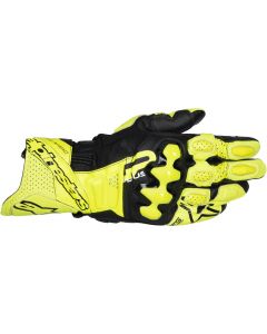 Alpinestars GP Plus R V3 Leather Gloves Yellow Fluo Black 551