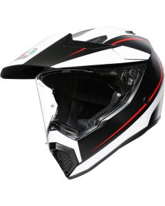 AGV AX9 Pacific Road Matt Black/White/Red 003