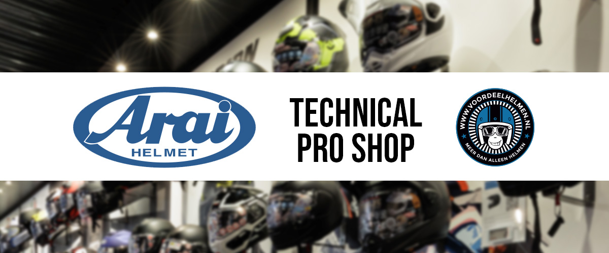 Arai Pro Shop service en onderhoud bij VoordeelHelmen