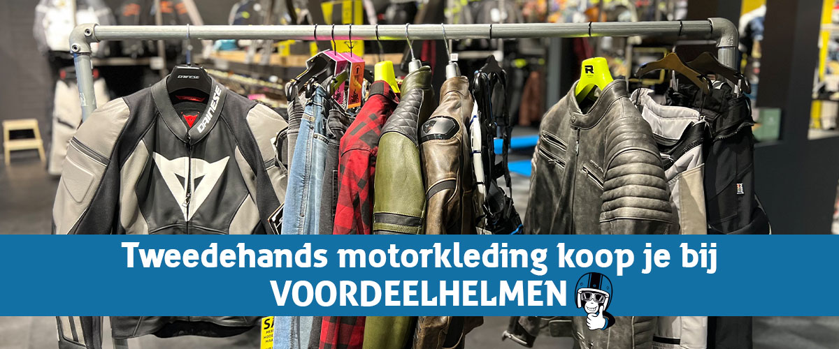 Tweedehands motorkleding kopen bij VoordeelHelmen Zwaagdijk