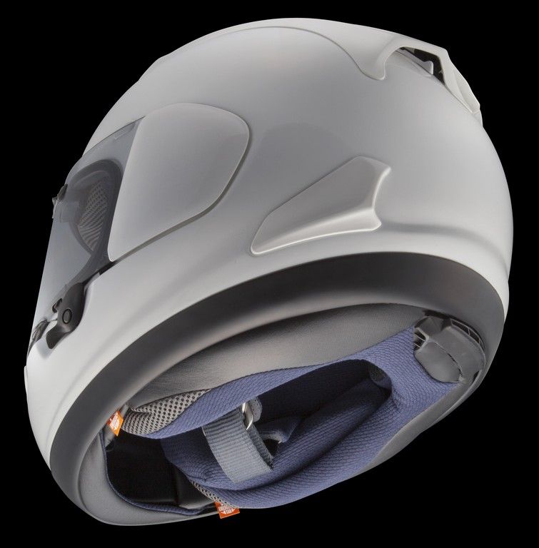 De Arai RX-7V vanaf de onderkant